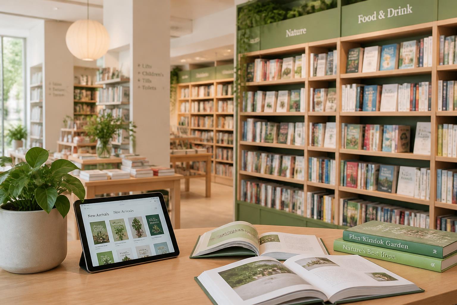 Librería moderna con catálogo digital de Piola App